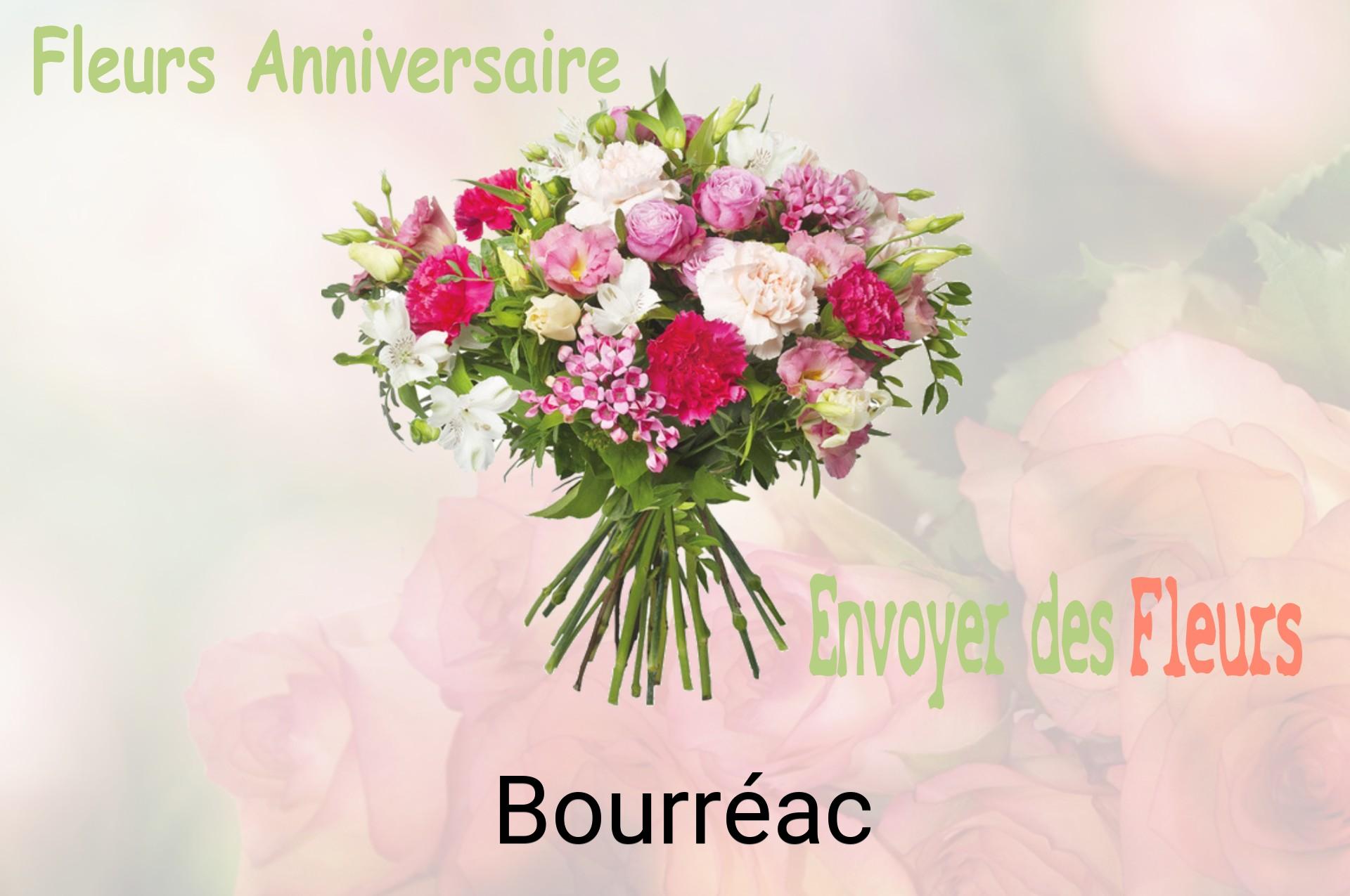 Bouquet de fleurs d’anniversaire livré à Bourréac
